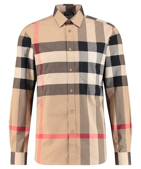 original burberry london herren langarm hemd|burberry herren hemden.